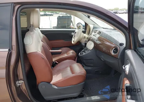 2012 Fiat 500 Lounge from USA, damaged, VIN 3C3CFFCR7CT248587